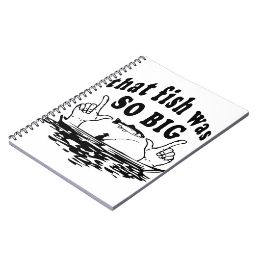 grappige vis notitieboek (Linkerzijde)