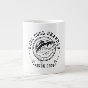 Grappige Vis Quote Reel Cool Opa Sinds 2021 Grote Koffiekop