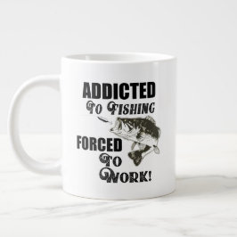 Grappige Vis Quotes Werk Largemouth Baars Grote Koffiekop