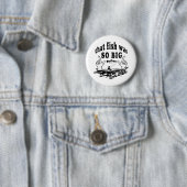 grappige vis ronde button 5,7 cm (In situ)