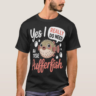 Grappige Vis Schattige Balloonvis T-shirt