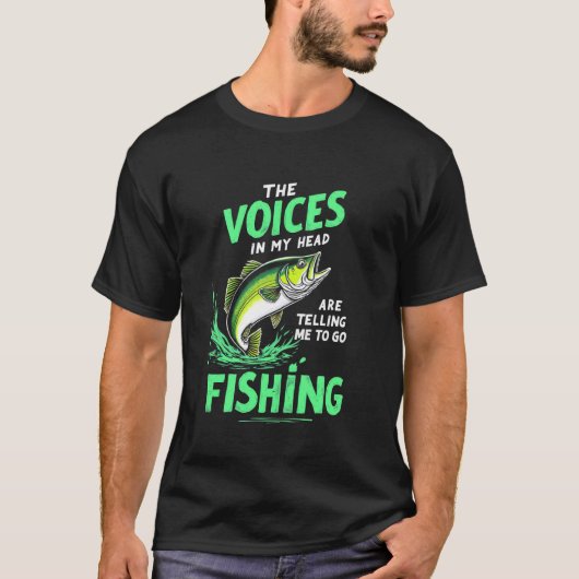 Grappige Vis Verslaving Vreugde T-shirt (Voorkant)