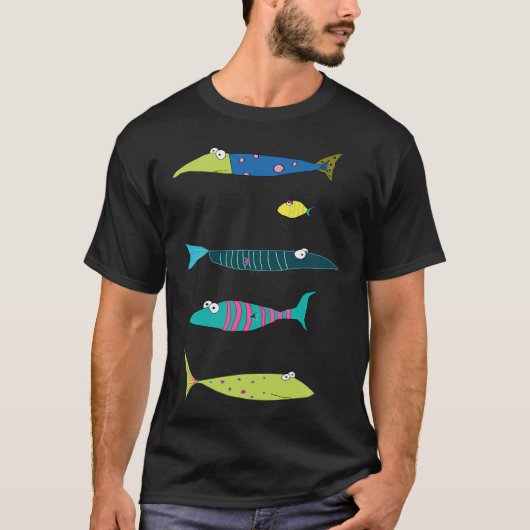 grappige viscollectie t-shirt (Voorkant)