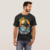 Grappige Visgrappen Schedelgrap T-shirt (Voorkant volledig)