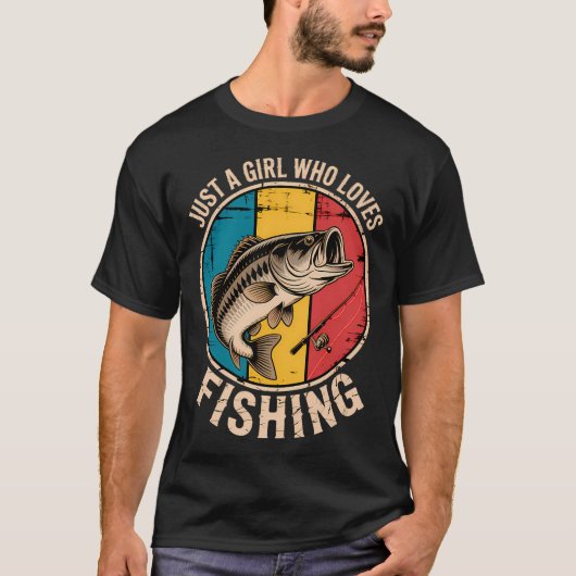 Grappige Visgrappen Visser Vis Schattig T-shirt (Voorkant)