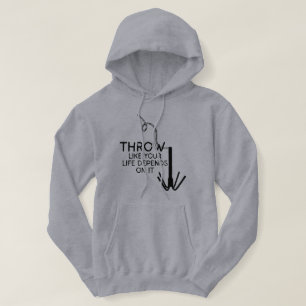 Grappige Vishaak Werper Hoodie