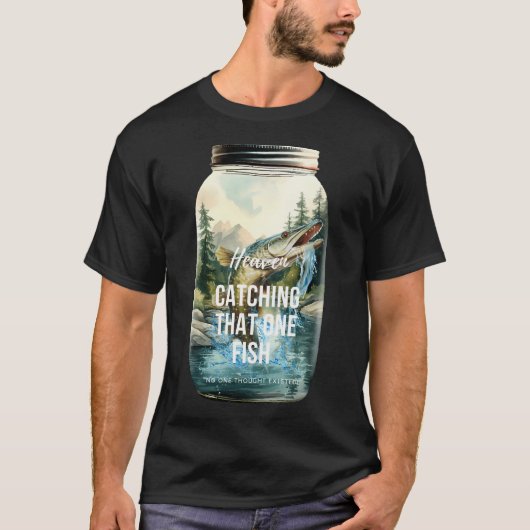 Grappige viskunst voor mannen jongens visser boot t-shirt (Voorkant)