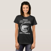 Grappige Visliefhebber Vader Opa Sorry Ik Kan T-shirt (Voorkant volledig)