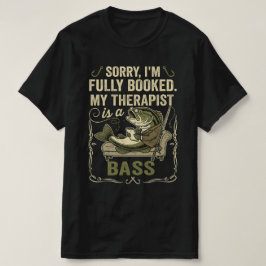 Grappige Visquote Mijn Therapeut Is Een Baars Cade T-shirt