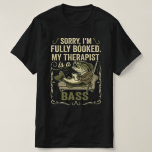 Grappige Visquote Mijn Therapeut Is Een Baars Cade T-shirt