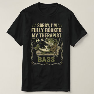 Grappige Visquote Mijn Therapeut Is Een Baars Cade T-shirt