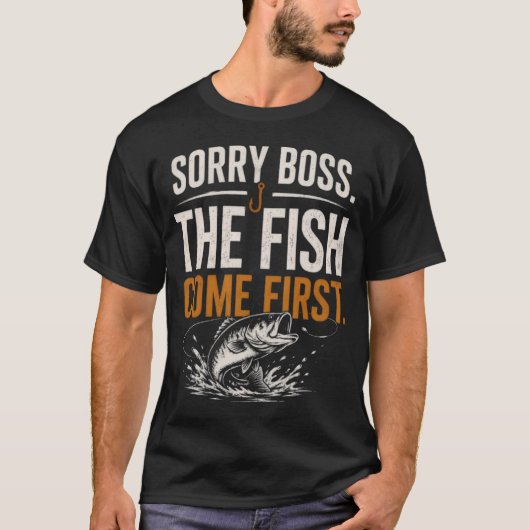 Grappige Visquote T-shirt (Voorkant)