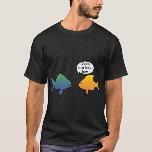 Grappige Vissen Aquarium Hobby T-shirt (Voorkant)