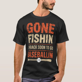 Grappige Vissen En Honkbal T-shirt