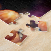 Grappige Vissen en Koraal Dichtbij Legpuzzel (Zijkant)