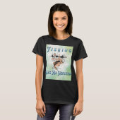 grappige Vissen heeft me verslaafd design cadeaus, T-shirt (Voorkant volledig)