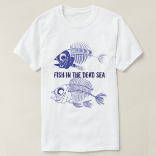 Grappige "Vissen in het Dode Zee" met T-shirt