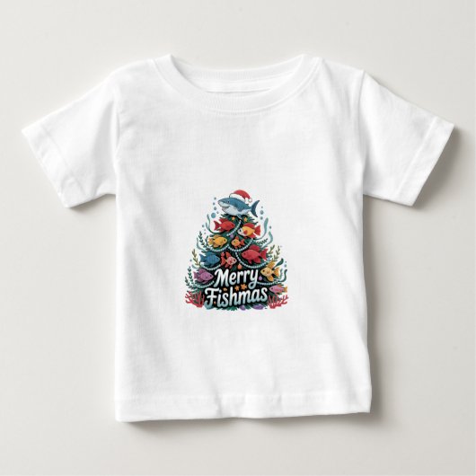 Grappige vissen Kerstboom Visser Liefhebber (Voorkant)