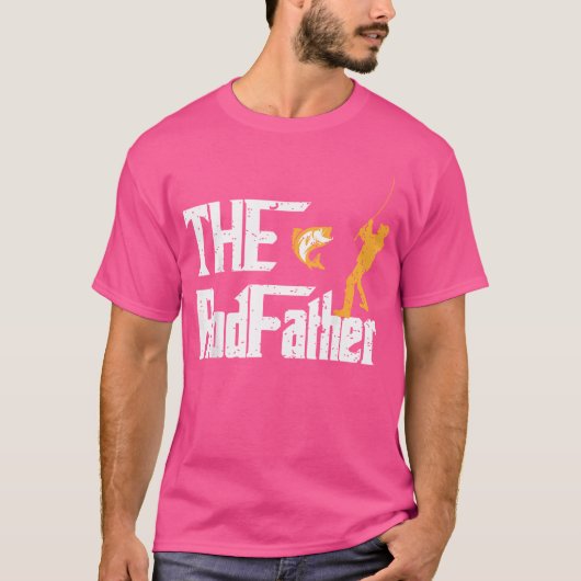 Grappige Vissen meme van de rodfather Vissen Rod T-shirt (Voorkant)