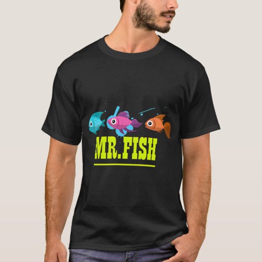 grappige vissen mr.vis t-shirt (Voorkant)