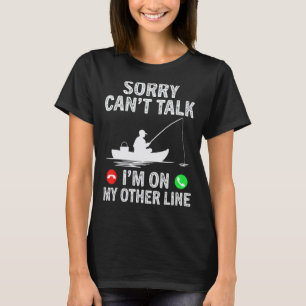 Grappige vissen papa heren grappige hengel koele v t-shirt