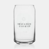 Grappige Vissen Sterrenbeeld Disco Vis Drinkset Blikvorm Glas (Achterkant)
