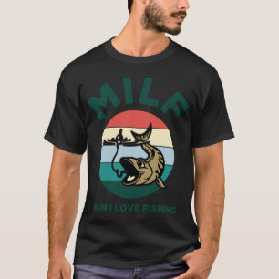 Grappige vissen te dicht bij visser grap humor cit t-shirt
