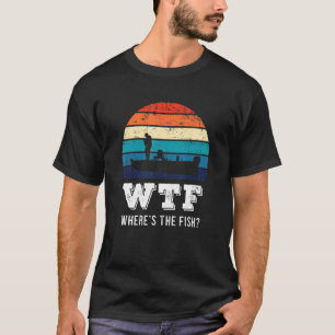 Grappige vissen vaders visser Wtf Waar is de vis A T-shirt