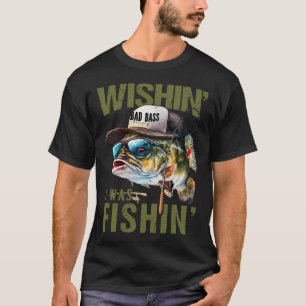 Grappige vissen vaders wens ik was aan het vissen t-shirt