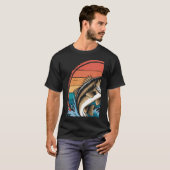 Grappige Vissende Visser T-shirt (Voorkant volledig)