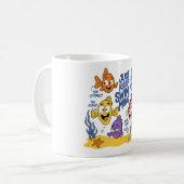 Grappige Vissenpersonages Koffiemok (Voorkant links)