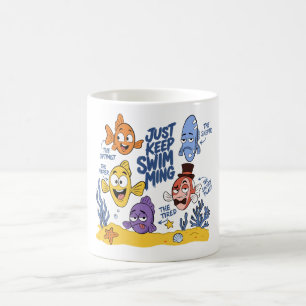 Grappige Vissenpersonages Koffiemok