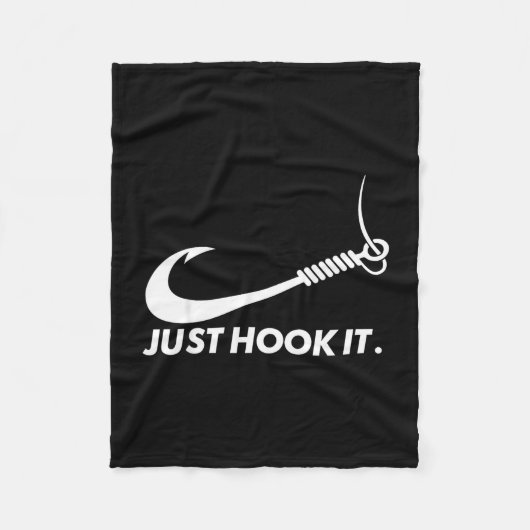 Grappige visser haak het gewoon fleece deken (Voorkant)