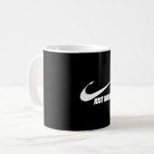 Grappige visser haak het gewoon koffiemok (Voorkant links)
