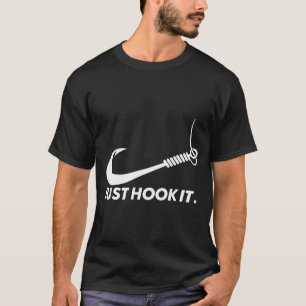 Grappige visser haak het gewoon performance  t-shirt