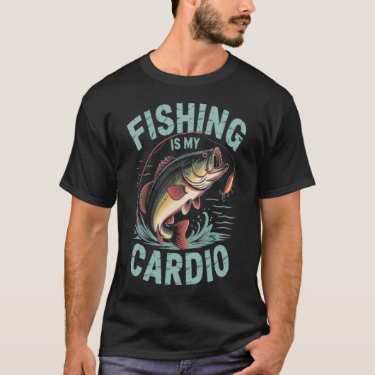 Grappige Visser Hier Vis Vis Vis T-shirt (Voorkant)