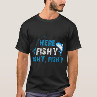 Grappige Visser HierVisVisVis Vissen T-shirt