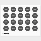Grappige Visser Quote Ik Heb Te Veel Visspullen  Ronde Sticker (Vel)