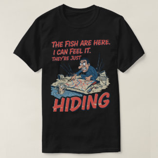 Grappige Visser Vissen Verstoppen Samenzwering T-shirt