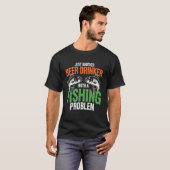 Grappige Visserij Bier - Gewoon Een Andere Drinker T-shirt (Voorkant volledig)