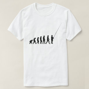 Grappige Visserij Evolutie T-shirt