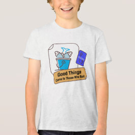 Grappige Visserij Goede Dingen Komen Naar Degene D Tri-Blend Shirt