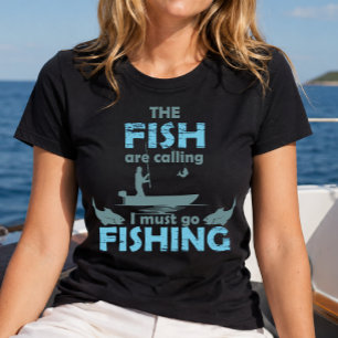 Grappige visserij spreuk t-shirt