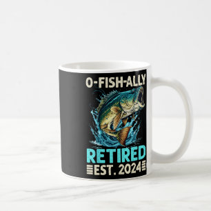 Grappige visserijpensioencadeaus O-fish-ally met p Koffiemok