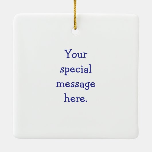 Grappige vissers Humor Keramisch Ornament (Achterkant)