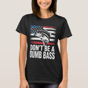 Grappige visshirts voor mannen Visser Wees geen D T-shirt