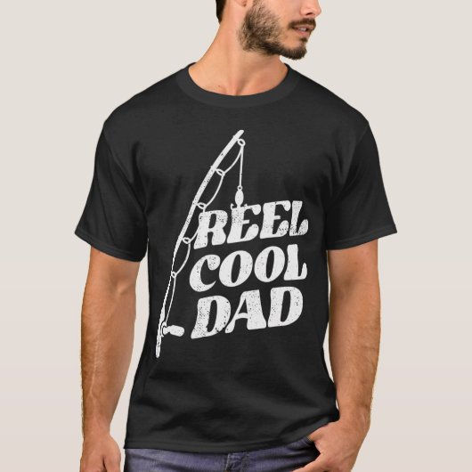 Grappige visspoel Cool vader grap T-shirt (Voorkant)