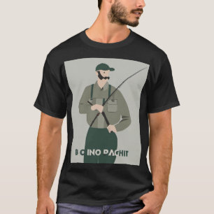 Grappige Visvangst Grappen Sticker Voor Vaderdag T-shirt