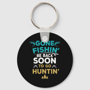 Grappige Visvangst Jager Visser Cadeau Sleutelhanger