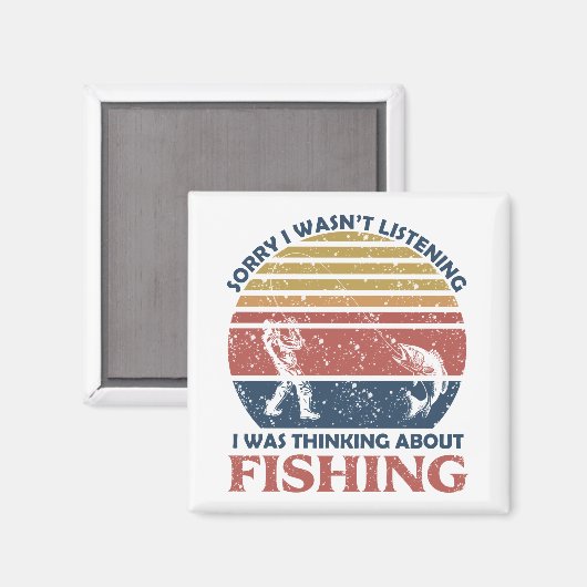 grappige visvangst magneet (Voorkant / Achterkant)